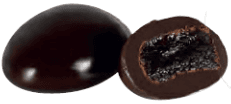 Qora shokolad bilan qoplangan uzum dragee 3 kg