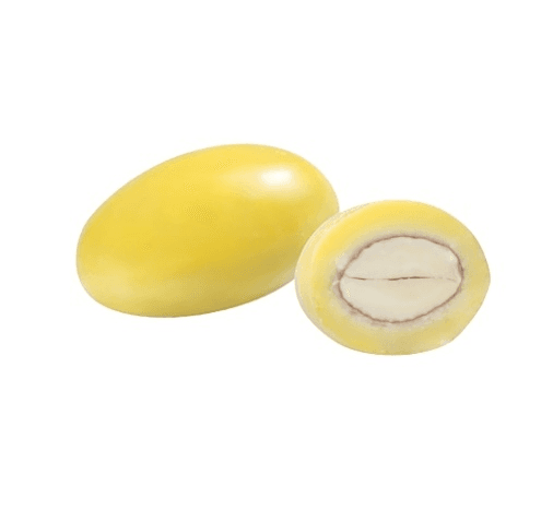 Limon ta'mli oq shokolad qoplangan badam dragé 3 kg